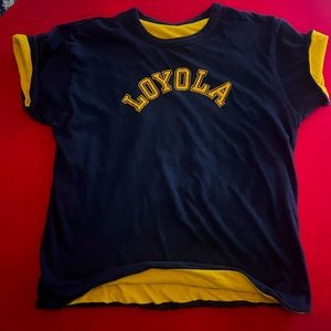 Vintage Loyola double-sided Phys Ed tshirt